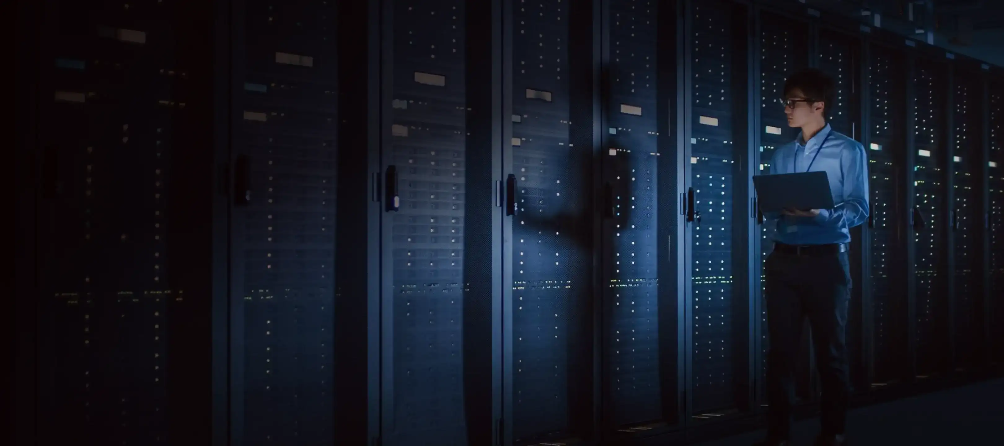 Server racks background